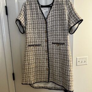 Tuckernuck WHITE TWEED JOSEPHINE DRESS